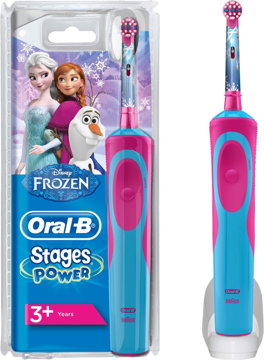 Oral-B Stages Power Kids Frozen - Elektrische Tandenborstel - 1 Handvat en 1 Opzetborstel - Oral B