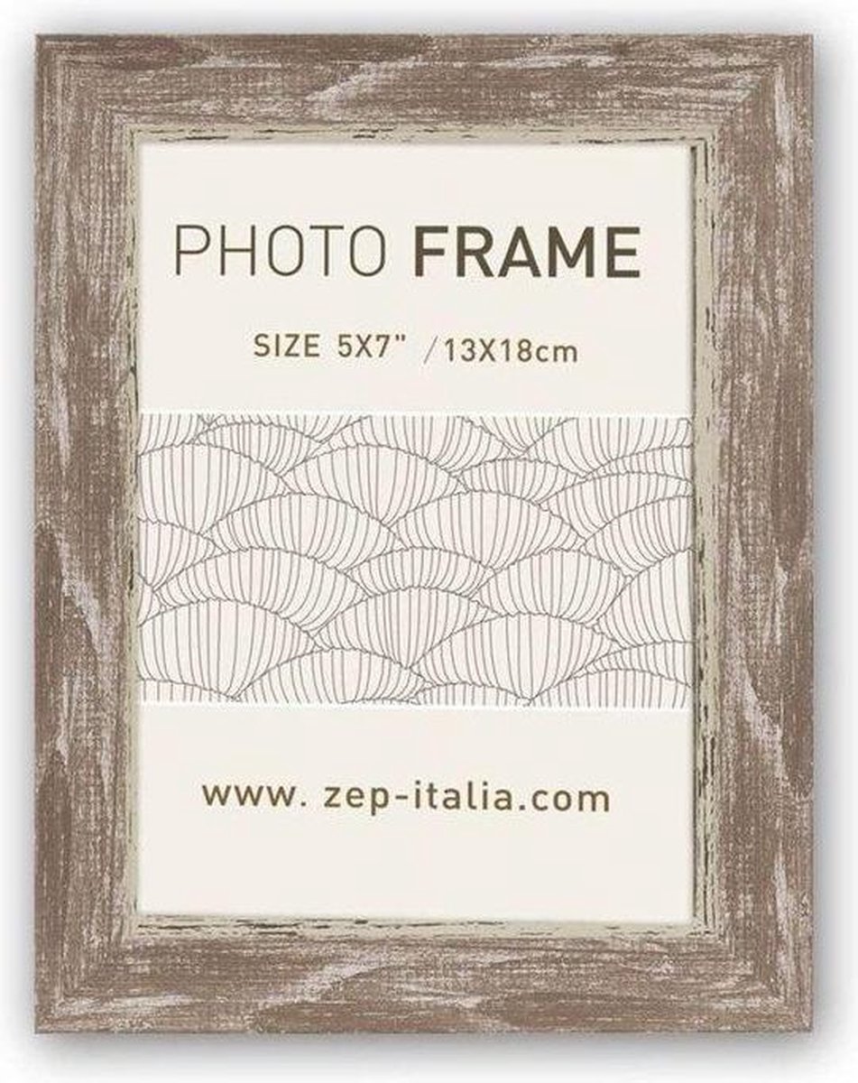 Zep Kunststof Fotolijst Tamigi Bruin voor foto formaat 13x18 cm