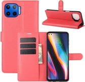 Motorola Moto G 5G Plus Hoesje - Coverup Book Case - Rood