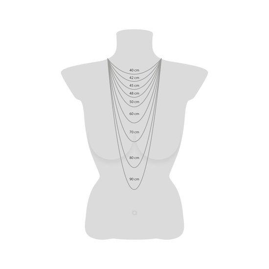 Collier femme Engelsrufer Windrose en Argent 925 rhodié, 2 zircones, taille unique 87847225