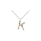 PD Paola Dames ketting 925 sterling zilver labradoriet One Size K 32012149