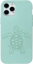 Pela Eco Friendly Turtle edition Flaxstic schildpad hoesje iPhone 12 iPhone 12 Pro - turquoise