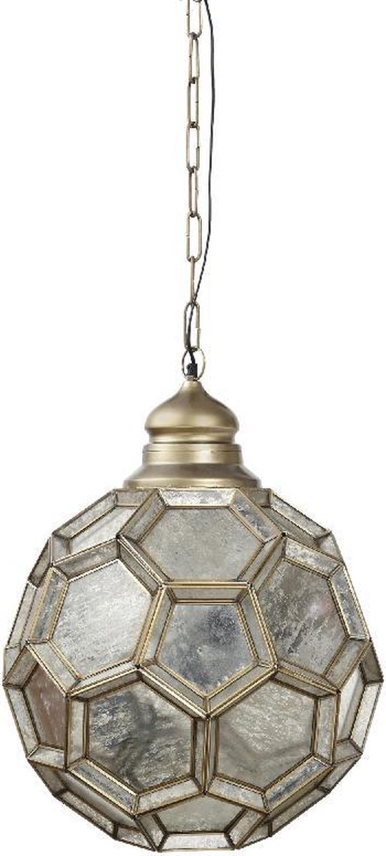 PTMD Julie Hanglamp - H50 x Ø50 cm - Glas - Transparant