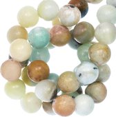 Perles d'Amazonite (8 mm) 48 Pièces