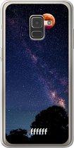 Samsung Galaxy A8 (2018) Hoesje Transparant TPU Case - Full Moon #ffffff