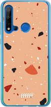 Huawei P20 Lite (2019) Hoesje Transparant TPU Case - Terrazzo N°5 #ffffff