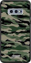 6F hoesje - geschikt voor Samsung Galaxy S10e -  TPU Case - Woodland Camouflage #ffffff