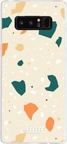 Samsung Galaxy Note 8 Hoesje Transparant TPU Case - Terrazzo N°1 #ffffff