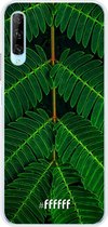 Huawei P Smart Pro Hoesje Transparant TPU Case - Symmetric Plants #ffffff