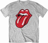 The Rolling Stones - Classic Tongue Kinder T-shirt - Kids tm 8 jaar - Grijs