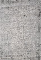 Ikado Modern tapijt in lichtgrijs en crème 160 x 230 cm