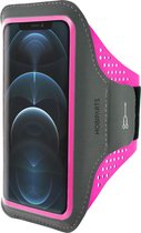 Mobiparts Comfort Fit Sport Armband Apple iPhone 12/12 Pro Neon Pink