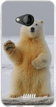 HTC U Play Hoesje Transparant TPU Case - Polar Bear #ffffff
