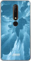 Nokia X6 (2018) Hoesje Transparant TPU Case - Ice Stalactite #ffffff