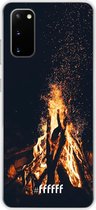 Samsung Galaxy S20 Hoesje Transparant TPU Case - Bonfire #ffffff