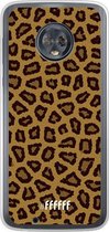 Motorola Moto G6 Hoesje Transparant TPU Case - Leopard Print #ffffff