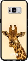 Samsung Galaxy S8 Hoesje TPU Case - Giraffe #ffffff