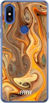 Xiaomi Mi Mix 3 Hoesje Transparant TPU Case - Brownie Caramel #ffffff
