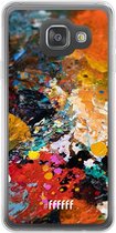 6F hoesje - geschikt voor Samsung Galaxy A3 (2016) -  Transparant TPU Case - Colourful Palette #ffffff