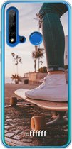 Huawei P20 Lite (2019) Hoesje Transparant TPU Case - Skateboarding #ffffff