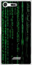 Sony Xperia XZ Premium Hoesje Transparant TPU Case - Hacking The Matrix #ffffff