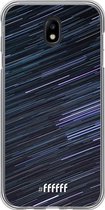Samsung Galaxy J7 (2017) Hoesje Transparant TPU Case - Moving Stars #ffffff
