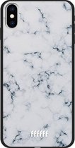 iPhone Xs Max Hoesje TPU Case - Classic Marble #ffffff