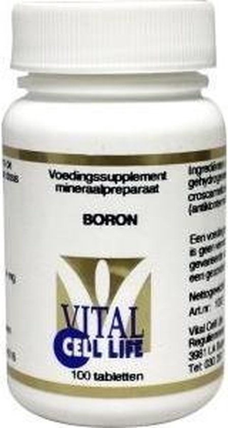 Vital Cell Life Boron Mg Tabletten St Bol