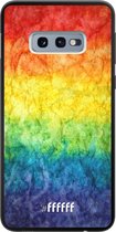 Samsung Galaxy S10e Hoesje TPU Case - Rainbow Veins #ffffff