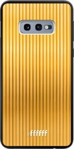 Samsung Galaxy S10e Hoesje TPU Case - Bold Gold #ffffff