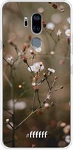 LG G7 ThinQ Hoesje Transparant TPU Case - Flower Buds #ffffff