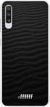 Samsung Galaxy A70 Hoesje Transparant TPU Case - Black Beach #ffffff