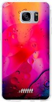 Samsung Galaxy S7 Hoesje Transparant TPU Case - Colour Bokeh #ffffff