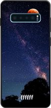 Samsung Galaxy S10 Plus Hoesje TPU Case - Full Moon #ffffff