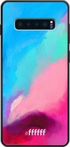 Samsung Galaxy S10 Plus Hoesje TPU Case - Abstract Hues #ffffff