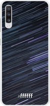 Samsung Galaxy A70 Hoesje Transparant TPU Case - Moving Stars #ffffff