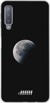Samsung Galaxy A7 (2018) Hoesje Transparant TPU Case - Moon Night #ffffff