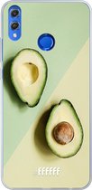 Honor 8X Hoesje Transparant TPU Case - Avocado Aficionado #ffffff