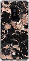 Samsung Galaxy S9 Plus Hoesje Transparant TPU Case - Rose Gold Marble #ffffff