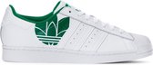 Adidas - Sportschoenen - Unisex - Superstar - white,green