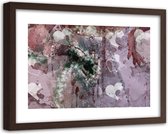 Foto in frame Abstracte hart, 120x80, paars, Premium print