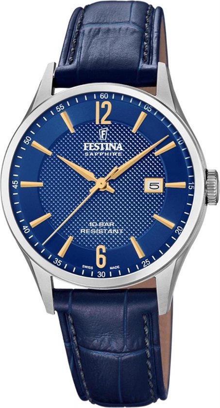 Festina swiss made F20007/3 Mannen Quartz horloge