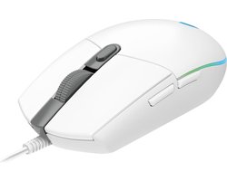 Logitech G203 LIGHTSYNC - Bedrade Gaming Muis - RGB verlichting - Wit