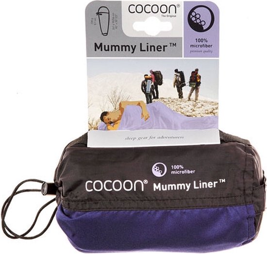 Cocoon Mummyliner - Lakenzak - Microfiber - Twilight Blue van Cocoon — afbeelding 3