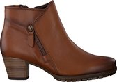 Gabor 603.1 Enkellaarsjes - Enkelboots met rits - Dames - Cognac - Maat 40,5