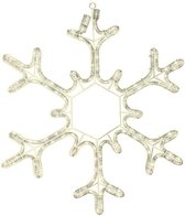 Lagiba Sneeuwvlok - 2D kerstfiguur - Wit - 53cm hoog - IP44