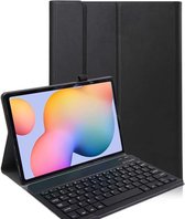 Bluetooth Toetsenbord voor Samsung Galaxy Tab A7 10.4 Toetsenbord & Hoes - QWERTY Keyboard case - Auto/Wake functie - Zwart