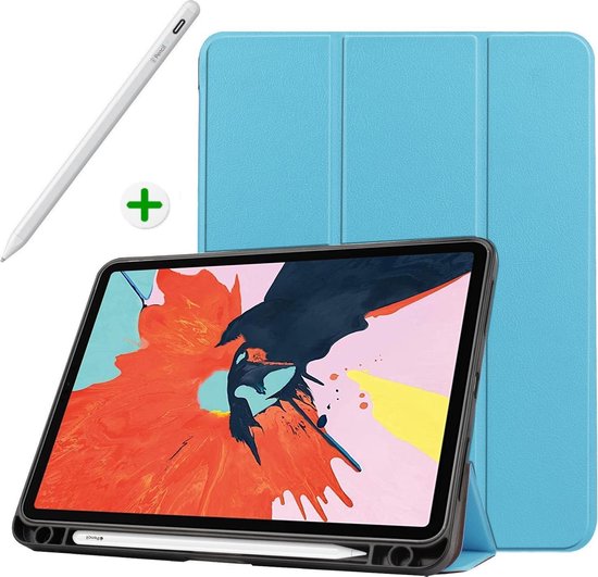 Coque iPad Air 2020 et stylet Active - 10,9 pouces - Coque iPad avec porte- stylet et... | bol.com