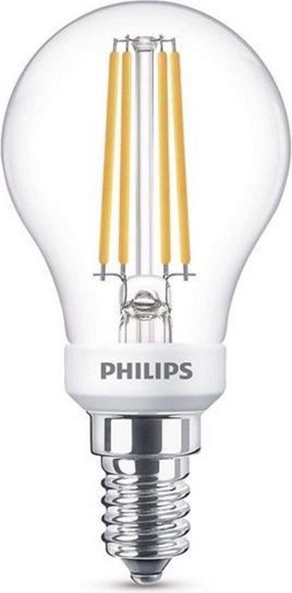Philips Pedro Led-lamp - E14 - 2700K Warm wit licht - 5 Watt - Dimbaar |  bol.com