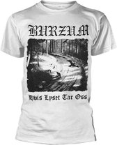 Burzum Unisex Tshirt -XL- HVIS LYSET TAR OSS (WHITE) Wit